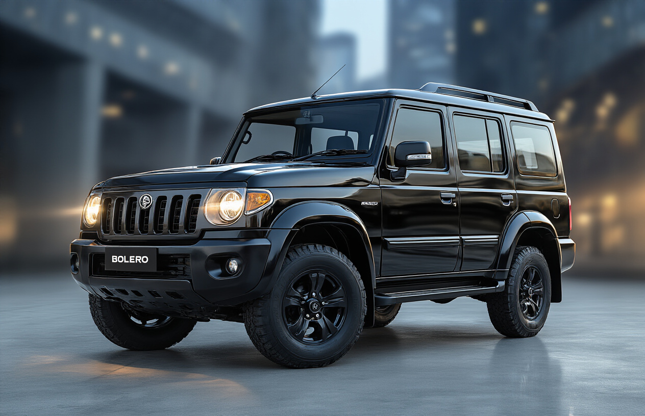 काले रंग के बोलेरो के स्टाइलिश लुक के लाभ